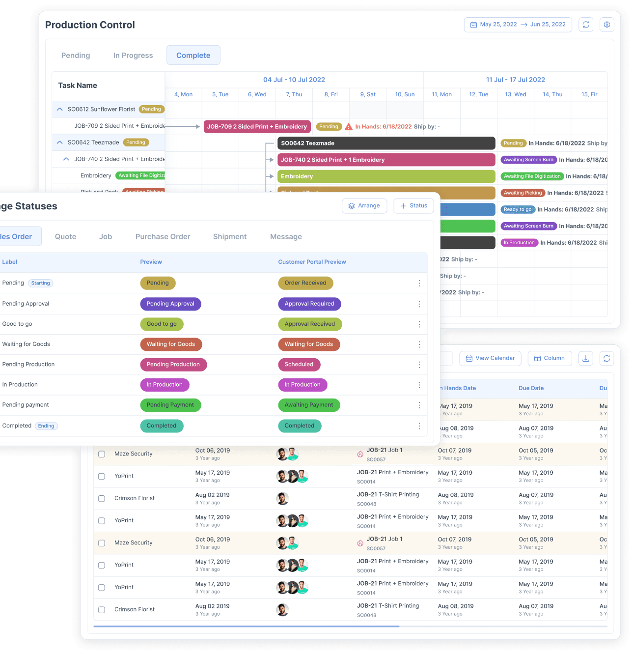 YoPrint Production Management