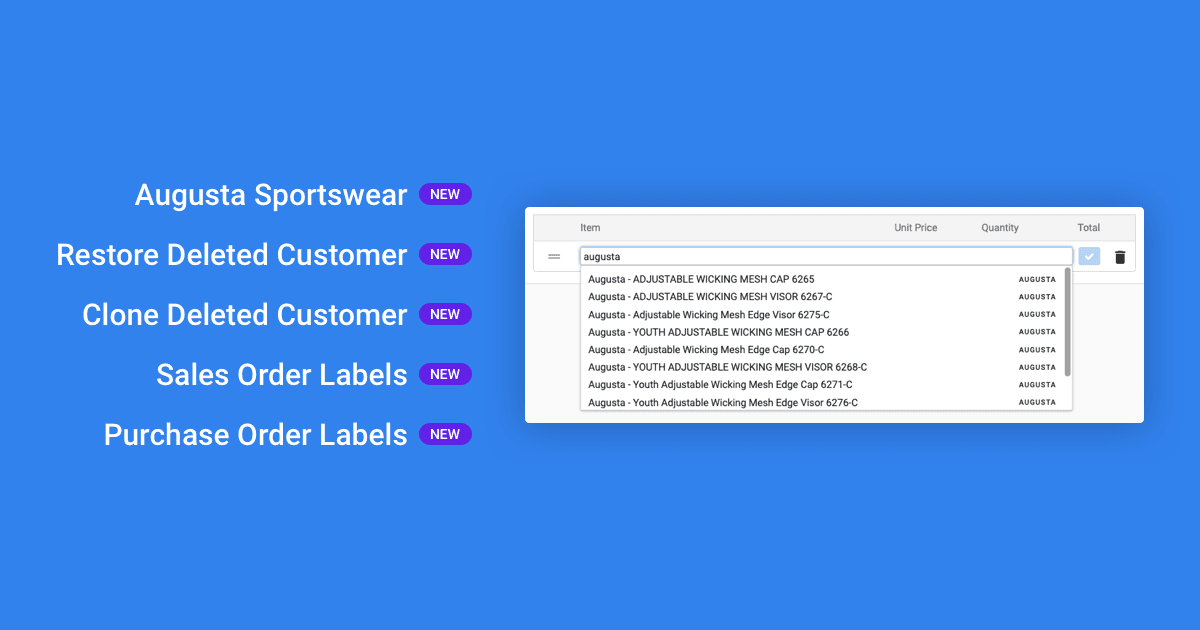 Augusta Sportswear, Restore Deleted Content & More