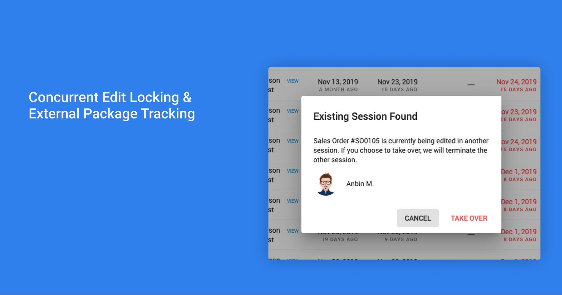 Concurrent Edit Locking & External Packages