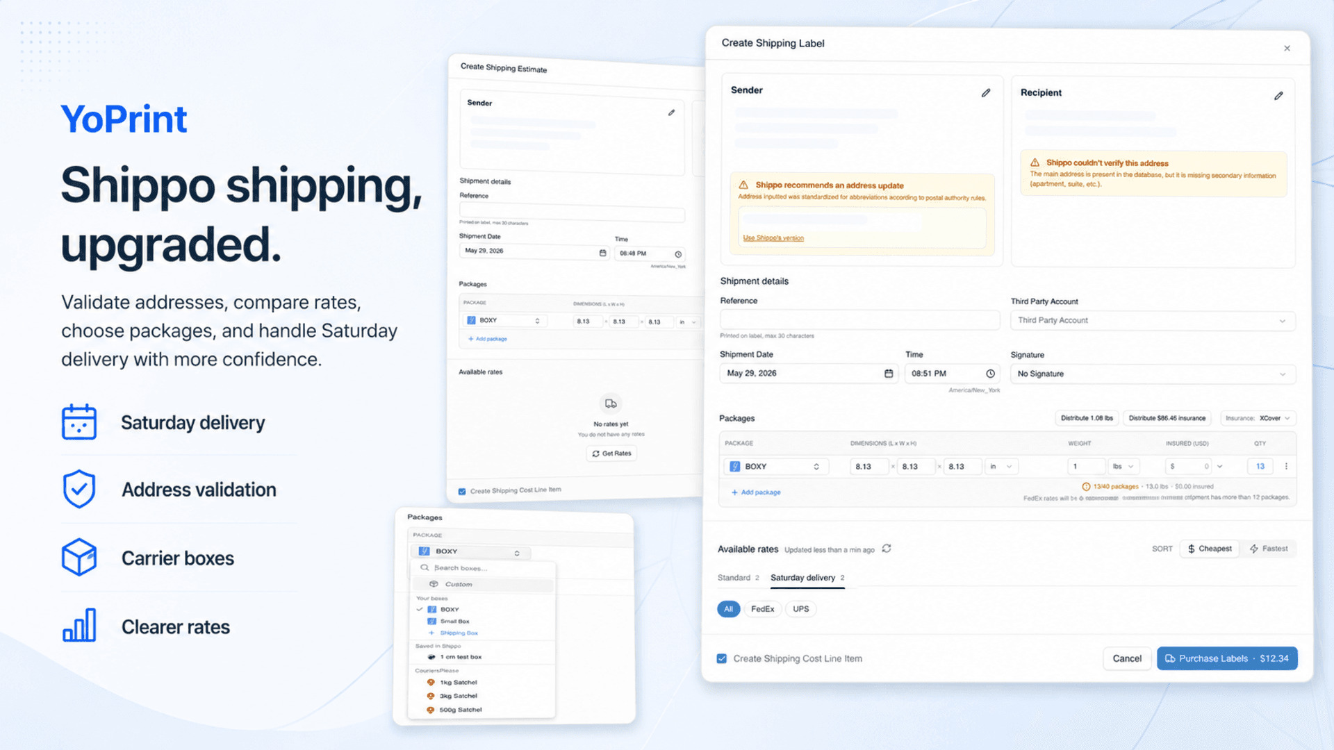 A Better Shippo Label Workflow in YoPrint