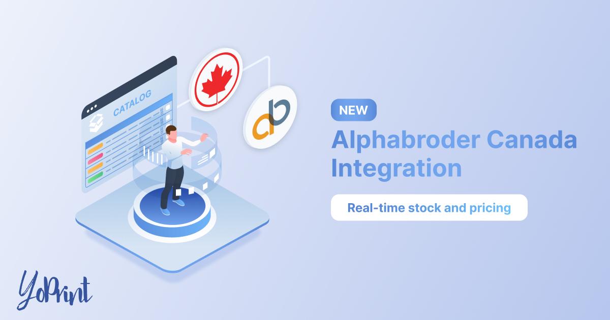 YoPrint Integrates with Alphabroder Canada
