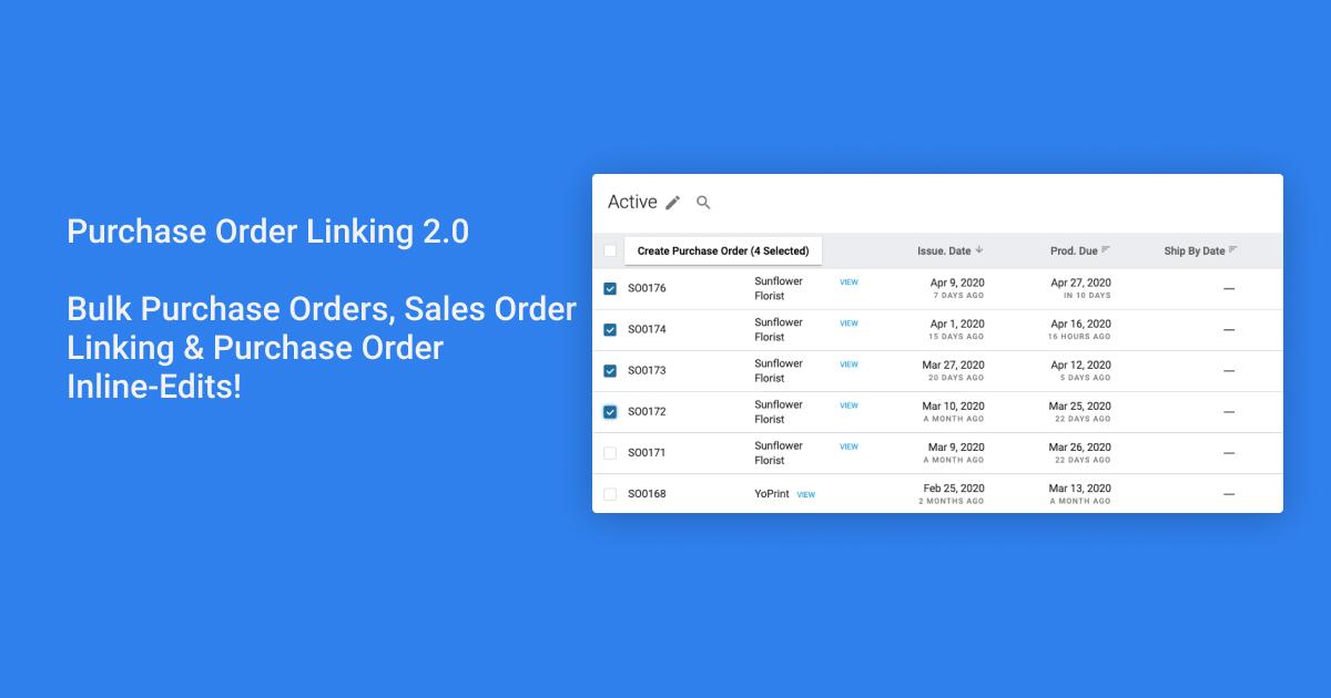 Purchase Order Linking v2.0