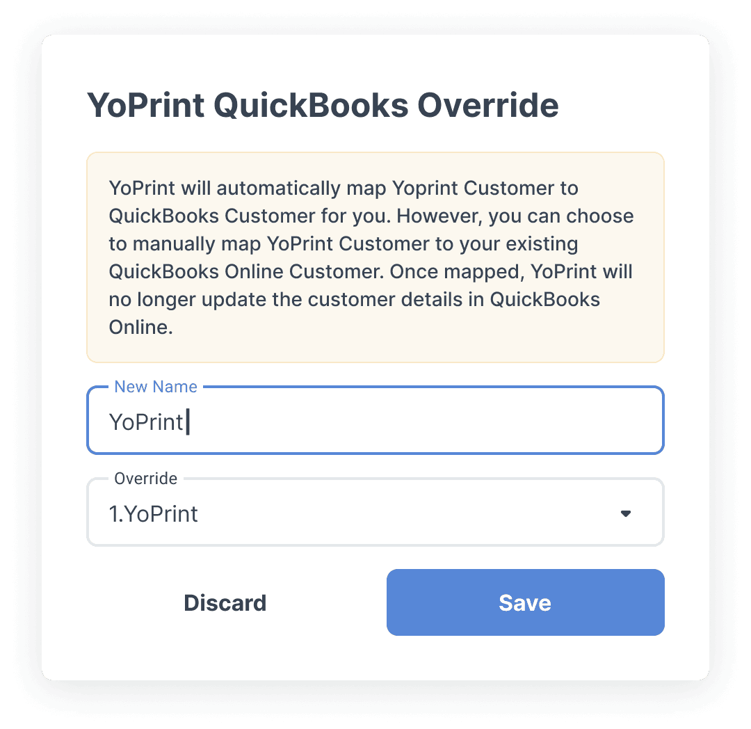 Illustration demonstrating Correct Customer Mapping in YoPrint