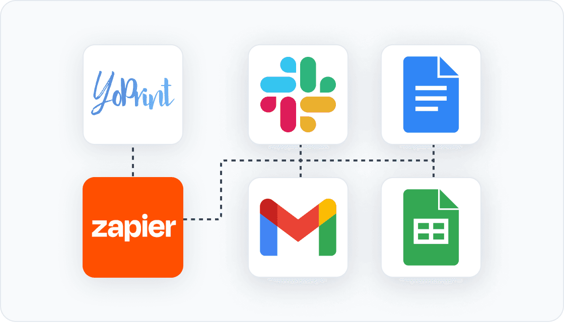 Logo's of six applications