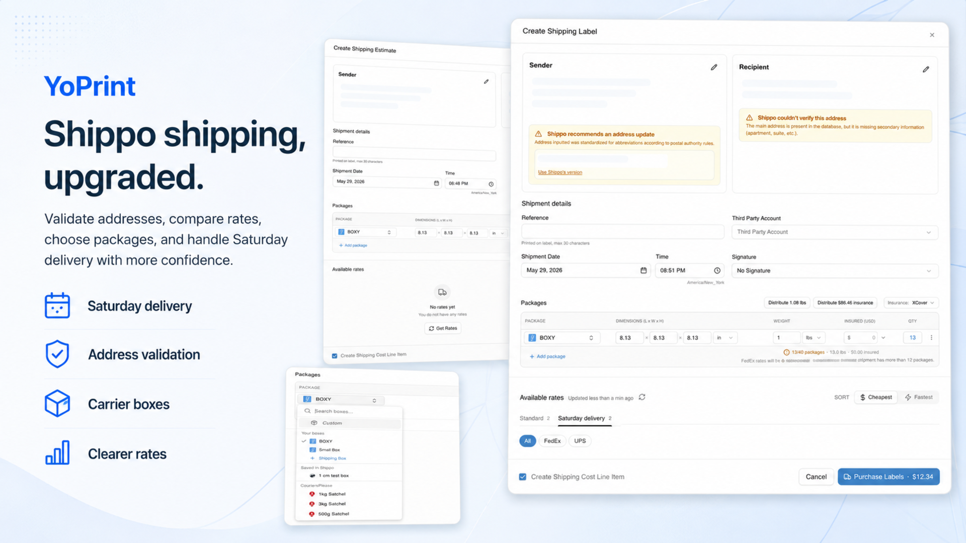 A Better Shippo Label Workflow in YoPrint